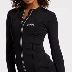 Lapp zip through jacket. Athletic. Black. Size M. NWT